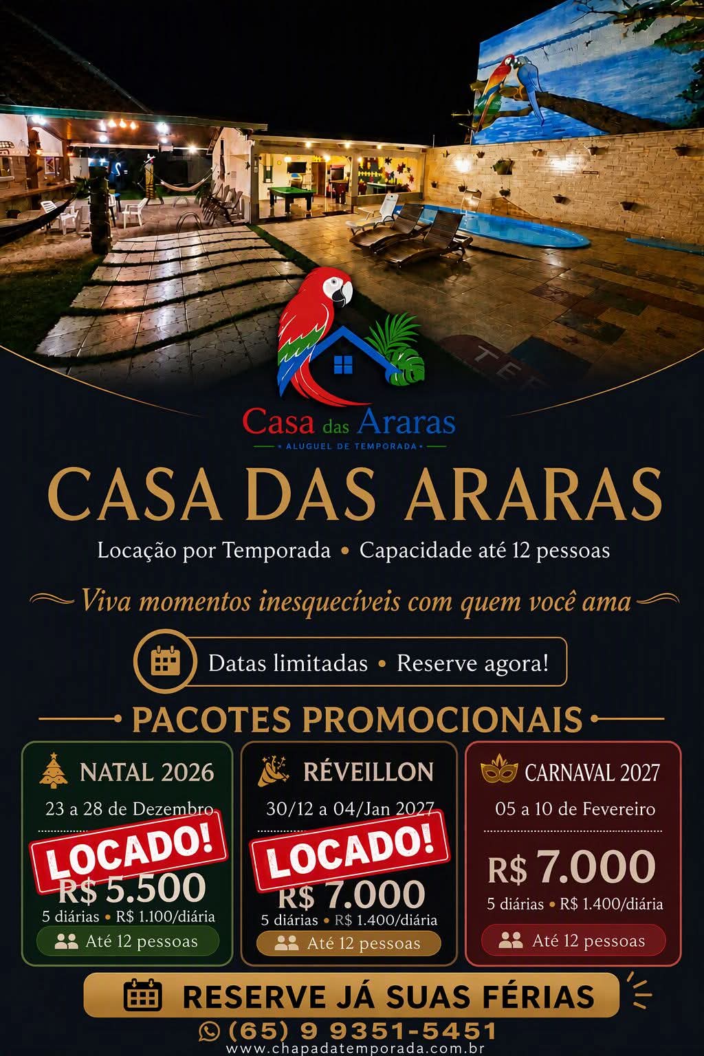 CASA DAS ARARAS